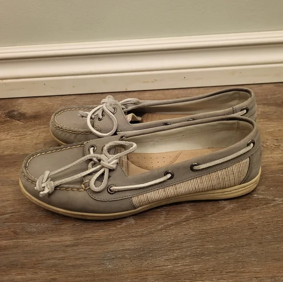 Sperry Firefish Boat Shoe Grey Size 9 - Picture 2 of 10